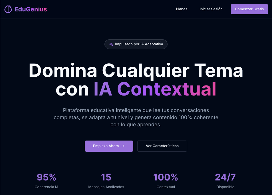 EduGenius AI v1.0 Disponible!